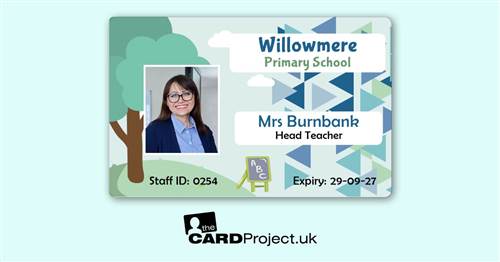 Primary School ID Card: Geometric Tree